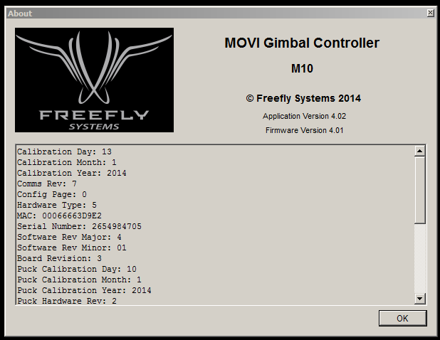 Freefly Movi App Mac